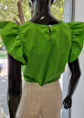Блуза харбали неон зелено