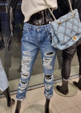 Чанта от деним CHANEL