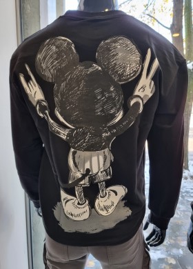 Черна блуза MICKEY