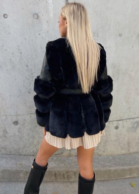 Кожено яке с пух