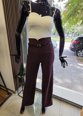 Панталон MISS CHIC бургунди