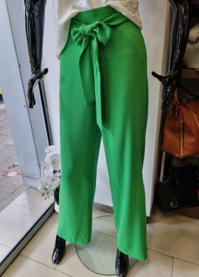 Панталон широк зелен