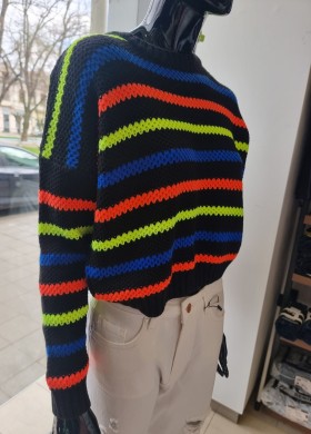 Пуловер черен KARON