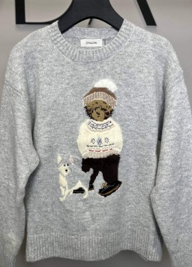 ПУЛОВЕР МЕЧЕ И КУЧЕ СИВ