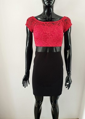 рокля RED - BLACK