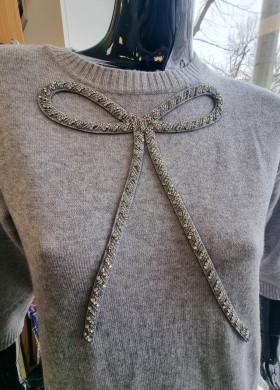 Рокля сива плетиво