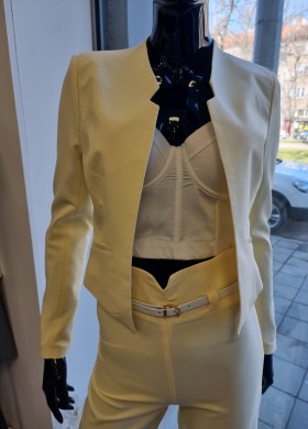 Сако късо жълто