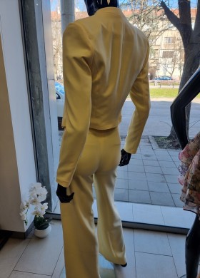 Сако късо жълто